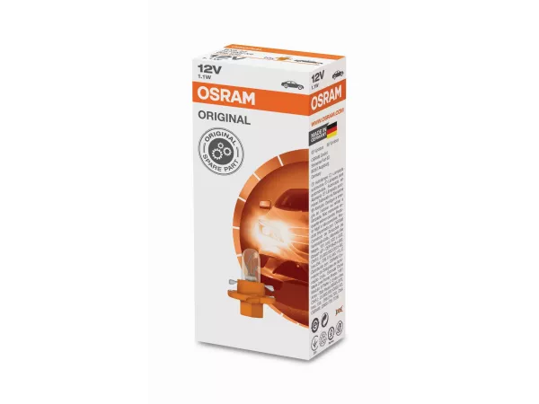 1,12W Kunststoffsockel Faltschachtel 12V Original OSRAM 1,12W Kunststoffsockel Faltschachtel 12V Original OSRAM