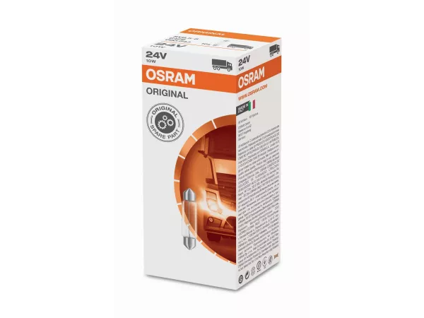 24V 10W SV8.5-8 Original Soffitte Faltschachtel OSRAM 24V 10W SV8.5-8 Original Soffitte Faltschachtel OSRAM