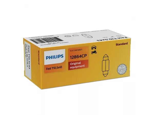 C5W Festoon T10.5x43 12V 5W SV8.5 Soffitte 1St. Philips C5W Festoon T10.5x43 12V 5W SV8.5 Soffitte 1St. Philips