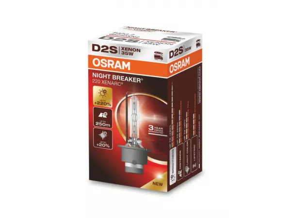 D2S 35W XENARC® NIGHT BREAKER® 220 3 Jahre Garantie* 1 St. OSRAM D2S 35W XENARC® NIGHT BREAKER® 220 3 Jahre Garantie* 1 St. OSRAM