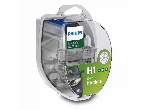 H1 12V 55W P14,5s LongLife EcoVision 2 St. Philips H1 12V 55W P14,5s LongLife EcoVision 2 St. Philips