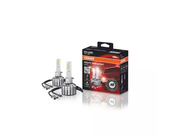 H1 NIGHT BREAKER LED 230% StVZO-Konforme LED-Nachrüstlampe 2St. OSRAM H1 NIGHT BREAKER LED 230% StVZO-Konforme LED-Nachrüstlampe 2St. OSRAM