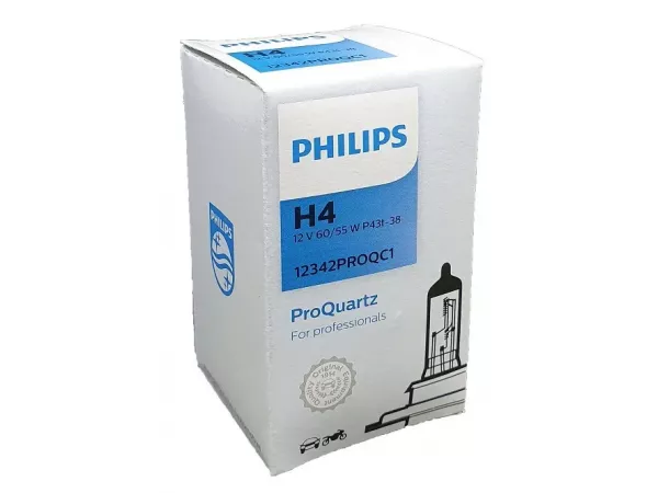 H4 12V 60/55W P43t 12342 ProQuartz 1St. PHILIPS H4 12V 60/55W P43t 12342 ProQuartz 1St. PHILIPS
