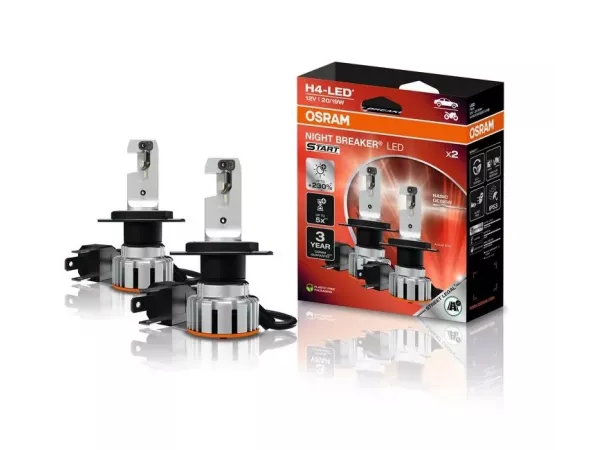H4 NIGHT BREAKER LED START 230% StVZO-Konforme LED 2St. OSRAM H4 NIGHT BREAKER LED START 230% StVZO-Konforme LED 2St. OSRAM