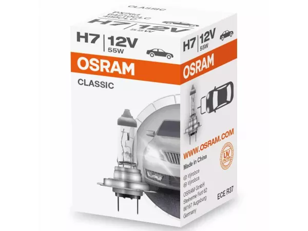 H7 12V 55W PX26d Classic Faltschachtel 1St. OSRAM H7 12V 55W PX26d Classic Faltschachtel 1St. OSRAM