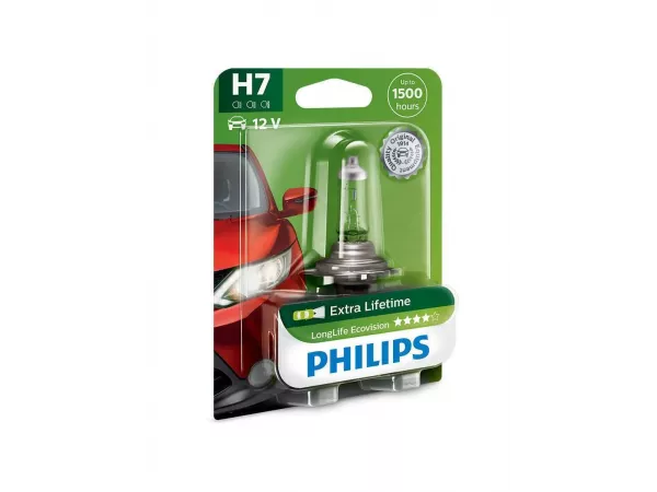 H7 12V 55W PX26d LongLife EcoVision 1 St. Blister Philips H7 12V 55W PX26d LongLife EcoVision 1 St. Blister Philips