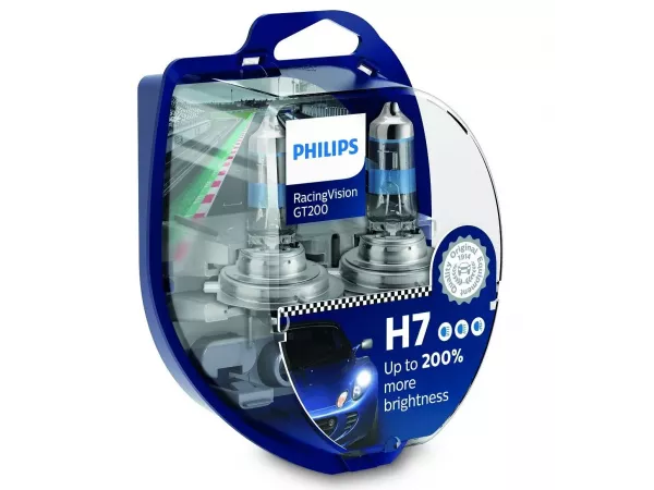 H7 12V 55W PX26d RacingVision GT200 2 St. Philips H7 12V 55W PX26d RacingVision GT200 2 St. Philips