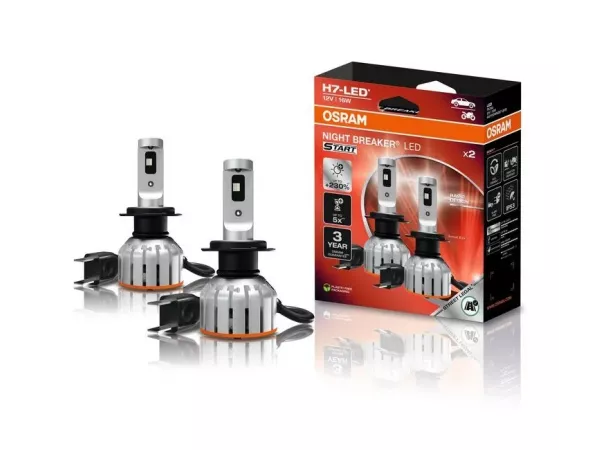 H7 NIGHT BREAKER LED START 230% StVZO-Konforme LED 2St. OSRAM H7 NIGHT BREAKER LED START 230% StVZO-Konforme LED 2St. OSRAM