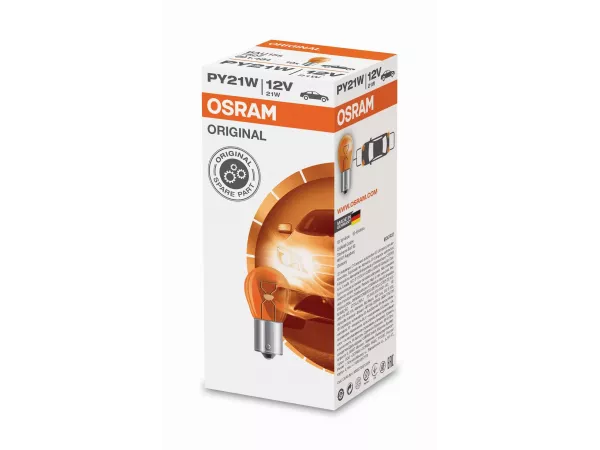 PY21W 12V 21W BAU15s (gelb) 1 St. OSRAM
