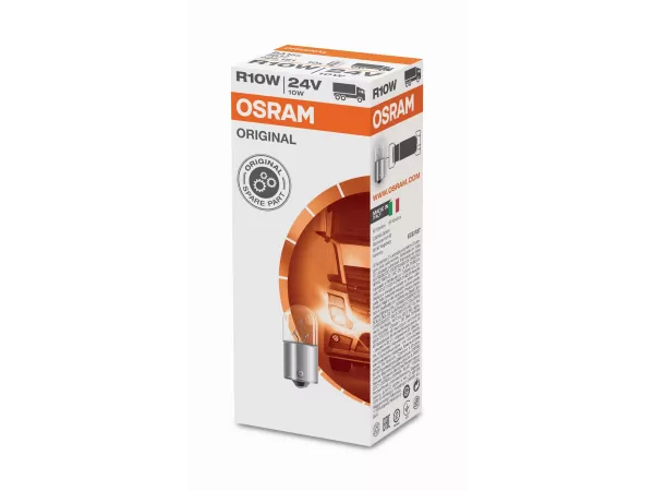 R10W 24V 10W BA15s Original Faltschachtel OSRAM