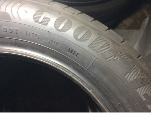 Goodyear EfficientGrip 205/55 R17 91V Sommerreifen – 4 Stück, gebraucht (DOT 4024)