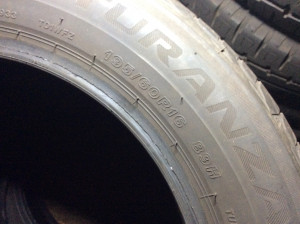 Bridgestone Turanza 195/60 R16 89H Sommerreifen – 4 Stück, gebraucht (DOT 0124)