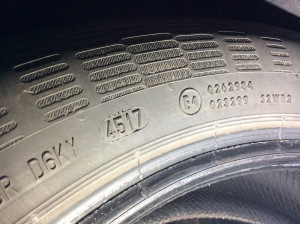 Continental ContiEcoContact 215/55 R17 94V Sommerreifen – 4 Stück, gebraucht (DOT 4517)
