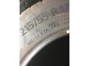 Continental EcoContact 6 215/55 R17 94V Sommerreifen – 4 Stück, gebraucht (DOT 2124)