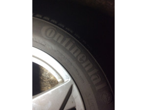 Continental ContiWinterContact 215/60 R16 99H Winterreifen mit Felgen (KBA 50553) – 4 Stück, gebraucht (DOT 4419)