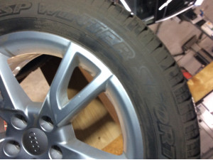 Dunlop SP Winter Sport 215/60 R17 96H Winterreifen mit Felgen (8U0 071 497) – 4 Stück, gebraucht (DOT 0512)