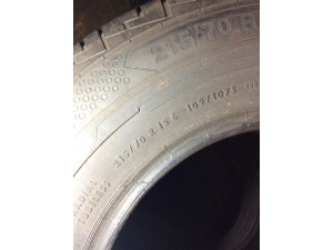 Continental ContiVanContact 100 215/70 R15C 109S Sommerreifen – 4 Stück, gebraucht (DOT 2223)