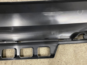 Smart Forfour Spoiler Stoßstange hinten schwarz