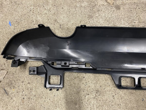 Smart Forfour Spoiler Stoßstange hinten schwarz