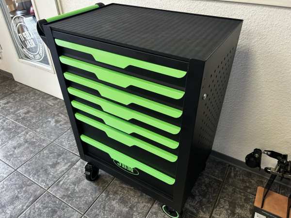 Werkzeugwagen JBM 7 Schubladen inkl. 3 Laden Werkzeug 
