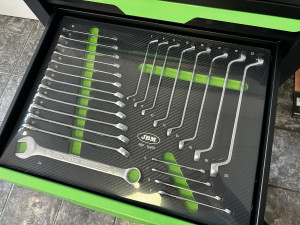 Werkzeugwagen JBM 7 Schubladen inkl. 3 Laden Werkzeug 