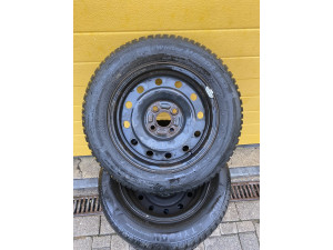 Radsatz Hankook & Eurosnow 165/70R14 85T – Gebraucht, 2,5-5,5 mm, DOT 2XFD FW H 3117