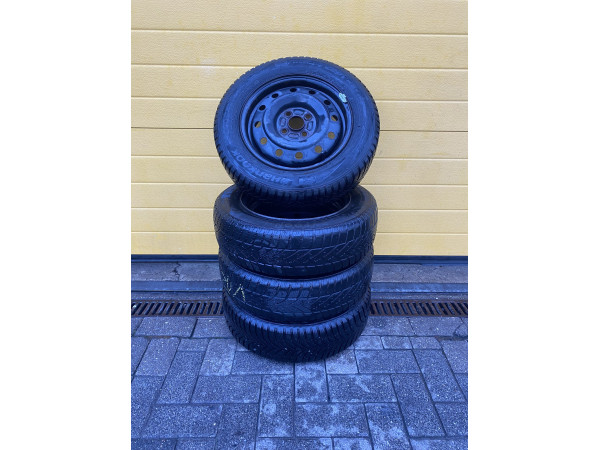 Radsatz Hankook & Eurosnow 165/70R14 85T – Gebraucht, 2,5-5,5 mm, DOT 2XFD FW H 3117