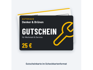 Gutscheinkarte 25 € Gutscheinkarte 25 €